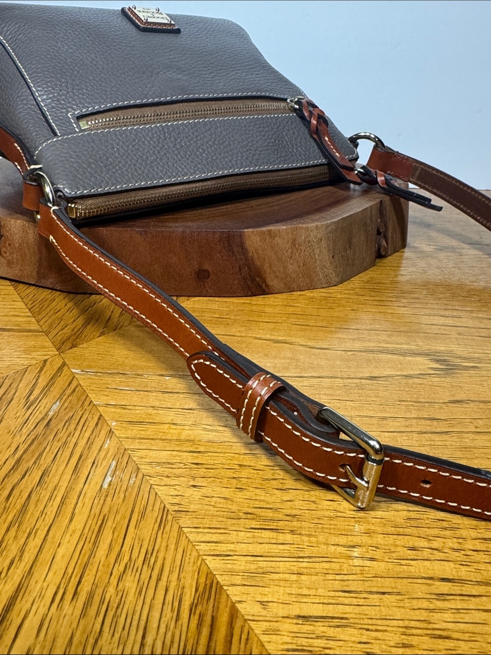 Dooney & Bourke Allison Pebble Leather Bag - Picture 8 of 15